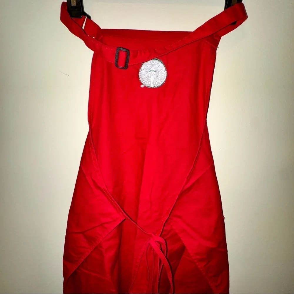 Starbucks Red Holiday Christmas Apron